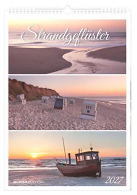 Produktbild von Wandkalender 2027 Strandgeflüster A3 (29,7x42 cm): Maritime Fototräume