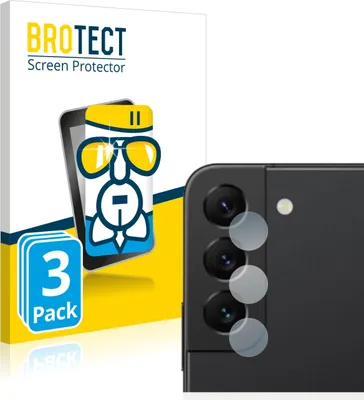 Produktbild von 3x BROTECT Schutzglas für Samsung Galaxy S22 5G (NUR Kameraschutz) Schutzfolie Panzer Folie Glas Display Schutz klar