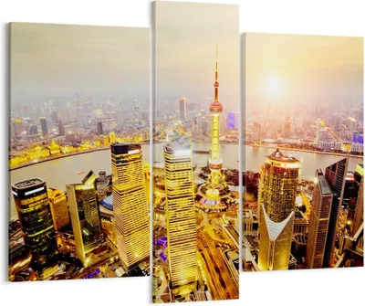 Produktbild von Bild auf Leinwand - Leinwandbild - Architektur asien gebäude - 95x80cm - Wand Bild - Wanddeko - Leinwanddruck - Bilder - Kunstdruck - Wanddekoration - Leinwand bilder - Wandkunst - CB95x80-2399
