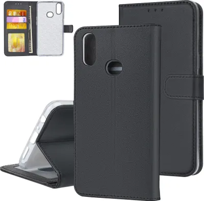 Produktbild von Samsung Galaxy A10s Book type case Card holder Black - Magnetic closure