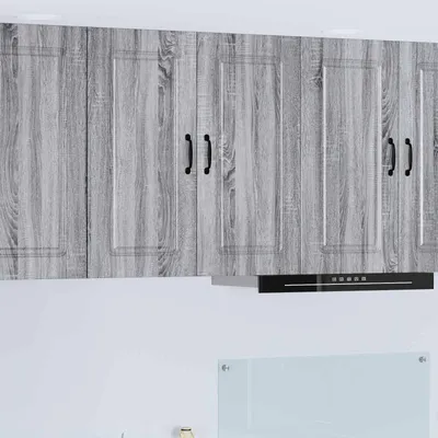 Image de Façade pour lave-vaisselle vidaXL, modèle Kalmar, couleur gris Sonoma, dimensions 80 x 31 x 80 cm
