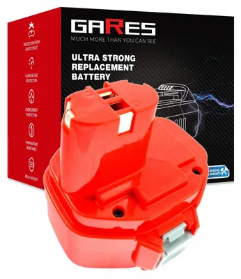 Zdjęcie produktu dla GARES Akumulator Bateria do elektronarzędzi Makita 1420 1433 6228D | 14,4 V 3Ah | Wydajne Ogniwa High-Performance Zamiennik Premium | Wysoka Moc i Trwałość |