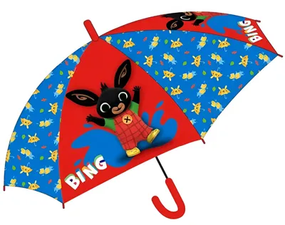 Obrázok produktu pre Detský poloautomatický dáždnik 68 cm - Bunny Bing