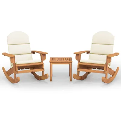 Obrázok produktu pre vidaXL 3-dielna záhradná obývacia súprava Adirondack z masívneho dreva Akácia