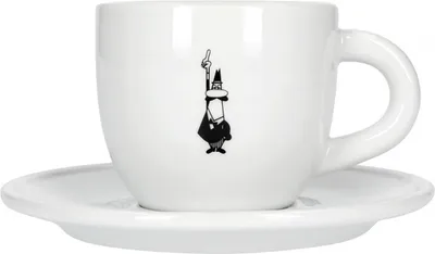 Image de TASSE avec soucoupe Porcelaine Tasse à café Tasse à thé BIALETTI 240 ml