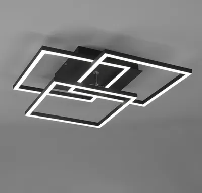 Image de Shadora plafonnier Kyo noir mat
