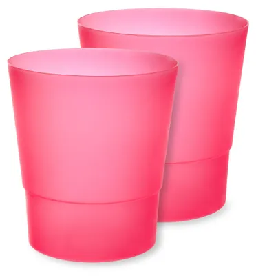 Image de Pot de fleurs Garronda, lot de 2 GD-0038 (Rosa45, ⌀ 14, H 16 cm)