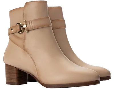 Produktbild von Pikolinos Damen Stiefelette mit Blockabsatz und Zierschnalle Calafat W1Z-8914, Größe:39 EU, Farbe:Beige