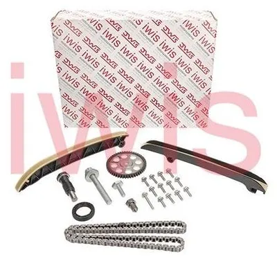 Immagine prodotto di iwis Motorsysteme 59951Set Kit catena di distribuzione Catena di distribuzione per VW Polo berlina (6R1, 6C1) GOLF PLUS (5M1, 521) Caddy III station wagon (2KB, 2KJ, 2CB, 2CJ)