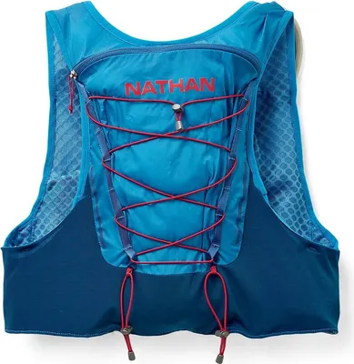 Produktbild von Nathan Vaporair 4.0 8 Liter Laufrucksack - Blau / Rot  | Größe: S/M