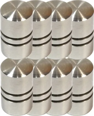 Produktbild von Edelstahl Möbelgriff Set 8 Stück MG 852010 Schubladengriff Schranktürengriff Knopf