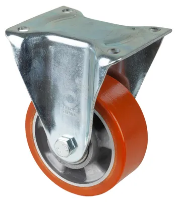 Produktbild von BS Rollen Bockrolle Durchmesser 125mmTragfähigkeit 450kg Guß-PU-bandage - N110.B90.129