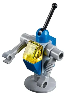 Produktbild von LEGO Minifigur Classic Space Droid - Light Bluish Gray and Blue with (tlm089)