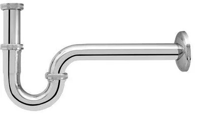 Produktbild von Röhrengeruchverschluss PLUS 11/4"x 32 mm Messing, ASW Nr. 100146 verchromt