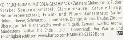 Zdjęcie produktu dla Haribo Kirsch Cola guma owocowa w butelkach Veggie dwukolorowa 1350g