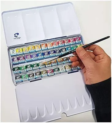Imagen del producto de alens, set de 48 pinturas acrílicas