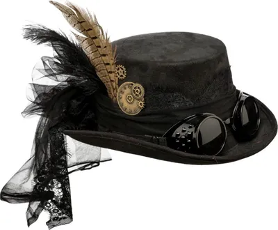 Produktbild von Zylinder Steampunk schwarz