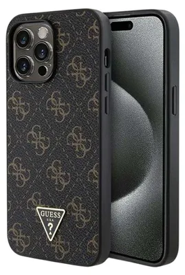 Zdjęcie produktu dla Guess GUHCP14XPG4GPK iPhone 14 Pro Max6.7 czarny/black hardcase 4G Triangle Metal Logo