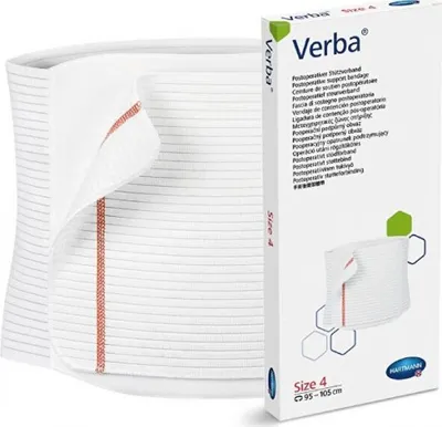 Obrázek produktu pro Břišní elastický podpůrný pás Verba, vel. 4 (95 - 105 cm)