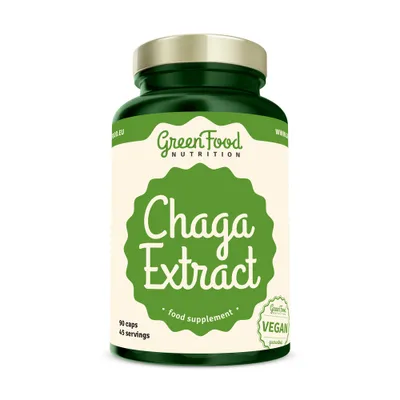 Obrázek produktu pro GreenFood Nutrition Chaga extract 90 kapslí