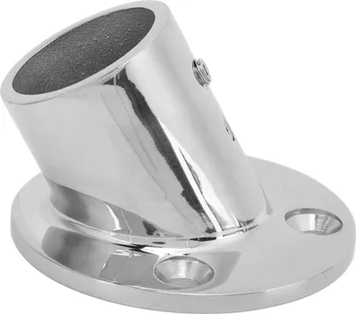 Image de 32mm/1.26in Round Hand Rail Base 60 Degree Fitting Stainless Steel Marine Hardware for Boats Yachts