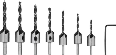 Produktbild von PARKSIDE® Spezialbohrerset »PSB 6 A1« (Holzbohrer- / Versenkersatz)
