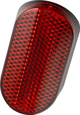 Produktbild von Gabelklebereflektor "Curved Shorty" rot