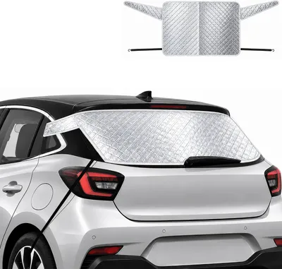 Imagen del producto de Cubierta para ventanas traseras, impermeable, magnética, de 140 x 80 cm, protección contra las inclemencias del tiempo
