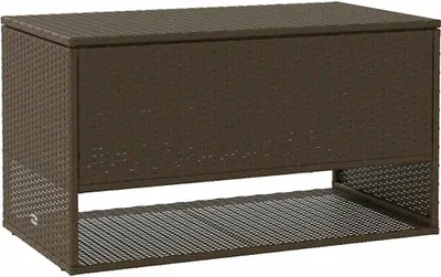 Obrázek produktu pro vidaXL Venkovní box na polštářky hnědý 100x55x55,5 cm polyratan
