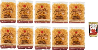 Produktbild von 10x Fusillone 400 g Senza Glutine Glutin free, glutenfrei Pasta Noodles + Italian Gourmet Polpa 400 g