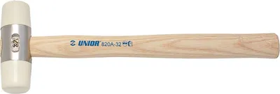 Obrázek produktu pro Palička Unior s měkkým povrchem a dřevěnou rukojetí s vyměnitelnými hlavami, 32/100/300 mm 820A