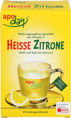 Produktbild von Apoday Heiße Zitrone Portionsbeutel, 10 St. Beutel