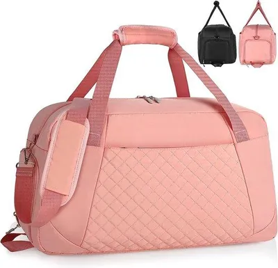 Produktbild von Rosa Sporttas 40L für Damen, Fitness, Yoga, Reisen