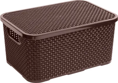 Produktbild von Branq Korb Rattan 10l - anthrazit
