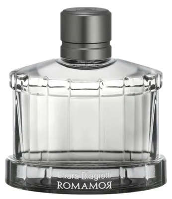 Obrázek produktu pro Laura Biagiotti RomamoR Uomo, Pánské, 125 ml, Nedoplnitelná lahvička, Černý pepř, Kardamom, Muškátový oříšek, Levandule, Santalové dřevo, Jantar, Pižmo, Tonkové boby, Vetiver