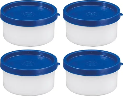 Immagine prodotto di WESTMARK 25742270 4 Contenitori per alimenti WESTMARK Trio altezza 3,9 cm bianco 0,1 l