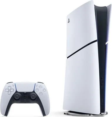 Produktbild von PlayStation 5 Digital Edition Slim Konsole, Ohne CD-Laufwerk, Ultraschnelle SSD, 3D-Audio