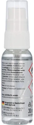 Produktbild von NIGRIN Vignetten- und Kleber-Entferner, löst und entfernt Aufkleber, 30 ml, weiß