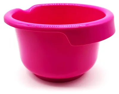 Image de Saladier de mélange, 2,5 litres, de couleur fuchsia, réutilisable