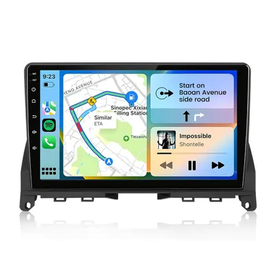 Zdjęcie produktu dla Hexinex Android 15 Radio samochodowe do Mercedesa klasy C W204 (2006-2011) 9 cali, 2 GB + 64 GB, 4 rdzenie, Wi-Fi