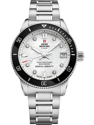 Produktbild von Swiss Military SM34089.03 Diver Damenuhr 37mm 20ATM