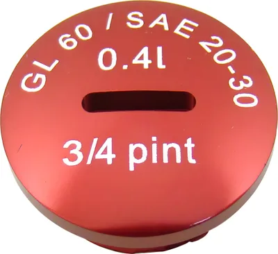 Produktbild von Verschlußschraube Öleinfüllöffnung - Alu, rot - M500-M700