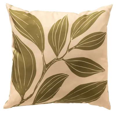 Produktbild von Textino Outdoor Dekokissen Mit Blumenmuster Laurens 45x45 cm Beige