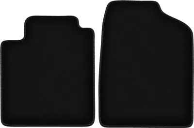 Produktbild von Wielganizator Velours-Autoteppiche vorne – passend für Toyota Celica VIII (Coupe, Bj. 1999-2006) –  schwarz, passgenau, mit Befestigungen set 2 Stk.