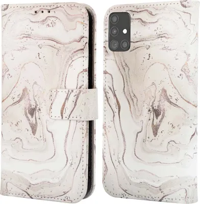 Obrázok produktu pre imoshion Designová knižnica pre Samsung Galaxy A51 - Sandy Marble