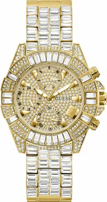 Produktbild von Guess Damen Multifunktionsuhr ICONIC 40th Anniversary Limited Edition Gold GW0812L2
