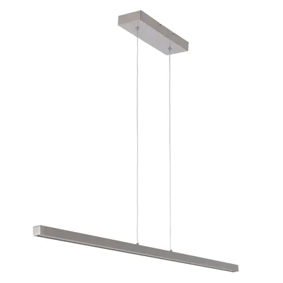Produktbild von Steinhauer Pendelleuchte Danske 1-flammig Stahl gebürstet 114x11cm
