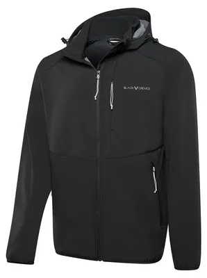 Produktbild von Black Crevice Softshelljacke 2L schwarz S