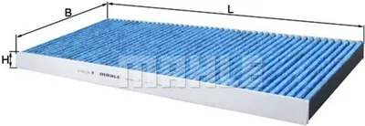 Produktbild von MAHLE Innenraumfilter LAO 62 Pollenfilter für BMW X5 (E53) Aktivkohle