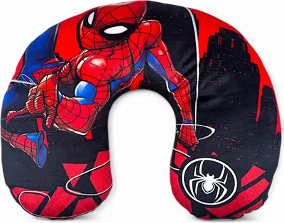 Produktbild von Reisekissen Spider-Man -  Kinder Nackenhörnchen - Marvel Nackenkissen 37x30x10 cm